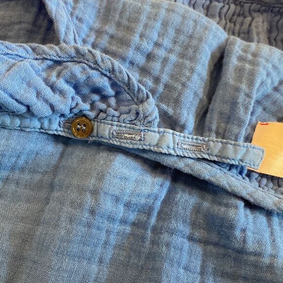 Xirena 100% Cotton Gauze Deep Wave Blue Starla Cami Top XS - Picture 8 of 8